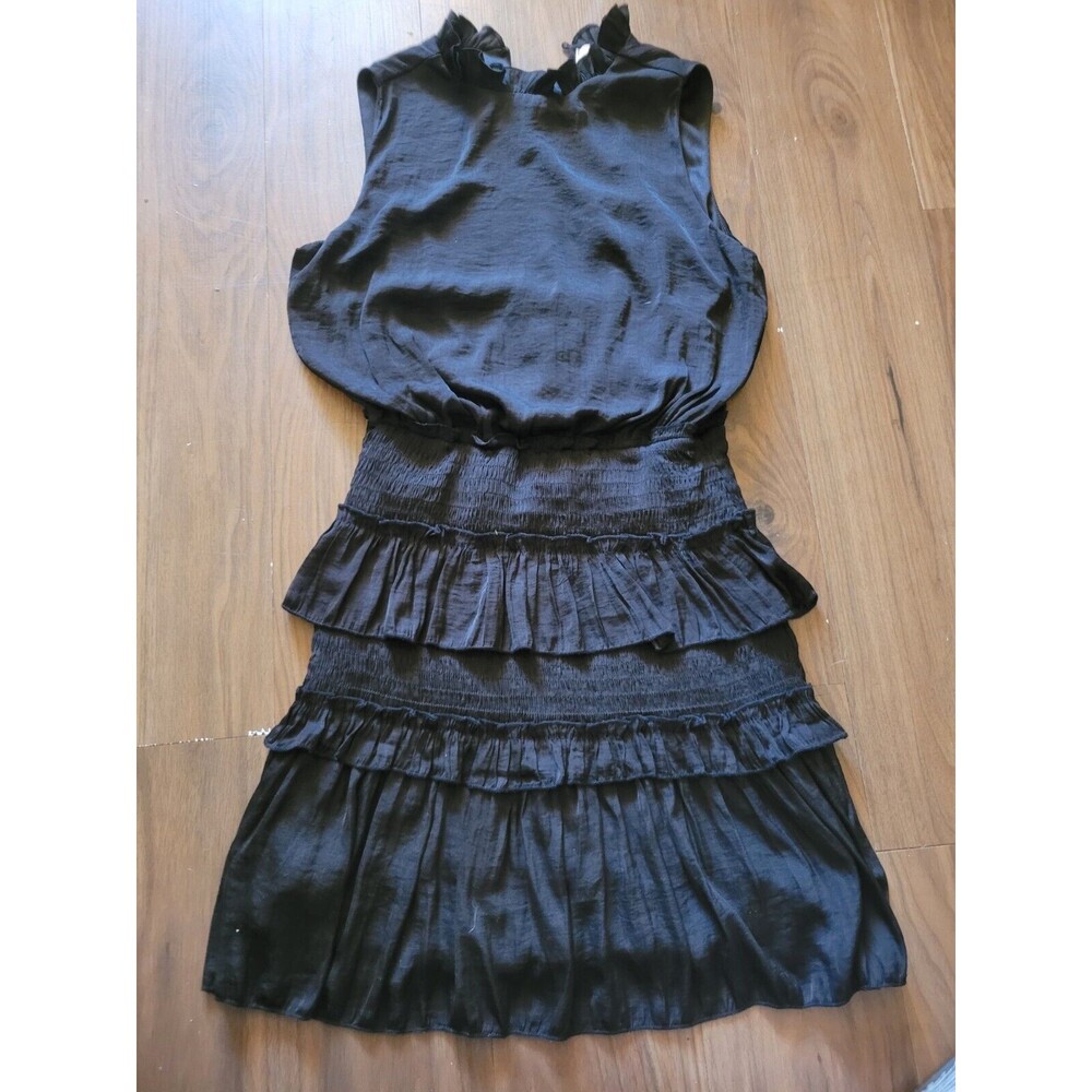 leela and lavander womens dress sz sm goth dark romantic tiered